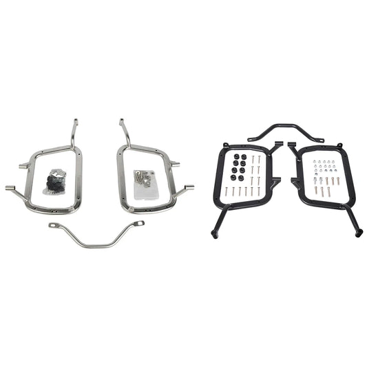 Stainless Steel Motorcycle Side Box Bracket Motorbike Saddlebag Pannier Bracket Luggage Case Mounting Rack for Kove 500X 525X