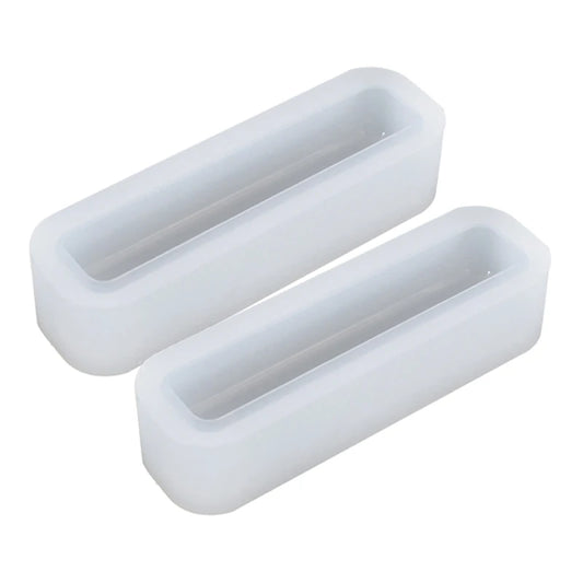 2pcs DIY Crafts Jewelry Pendant Casting Mold Crystal Epoxy Mold Handmade Hanging Decorations Oranament Silicone Mold