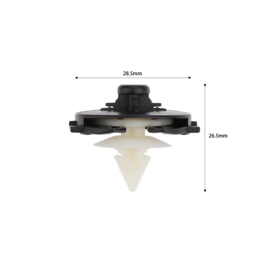 Yetaha 10pcs Interior Door Card Panel Trim Clips For Polo 6N1 6N2 Plastic Fastener 6N0868243A Auto Rivets