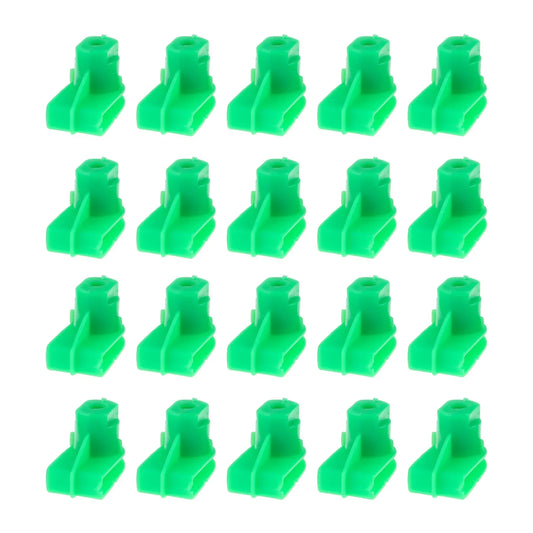 20Pcs Plastic Car Bumper Self-tapping Base Clips Wing Mounting Grommet Nuts Screws for Audi Ford Focus Opel Vauxhall 1404969