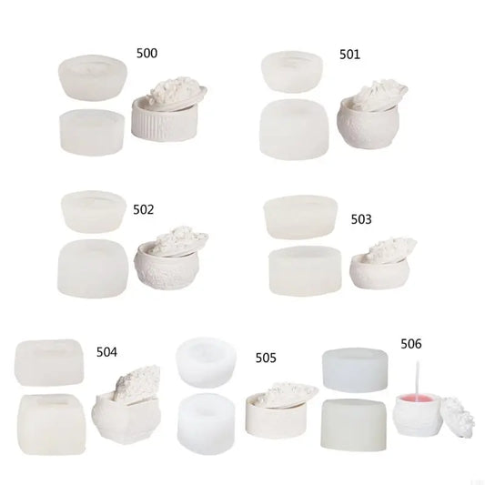 R3MC Resin Flowers Rose Holder Silicone Mold DIY Ornament Jewelry Making Tool