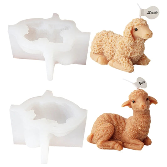 Little Sheep Shaped Mold Animal Mould Epoxy Resin Jewelry Making Mould Handmade Gift for Pet Owners R3MC