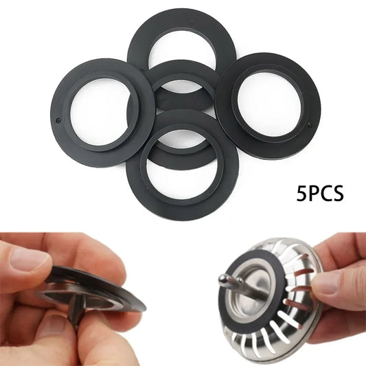 5pcs Rubber Seal Washer Gasket Basket Strainer Plug For 78 79 80 82 83mm Kitchen Sink Strainer Drain Basket Strainer Washers