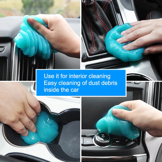 1Pc Car Cleaning Gel Slime High Efficiency Dust Cleaner Car Interior Clean Tool Magic Mud Universal for Household Keyboard Desk