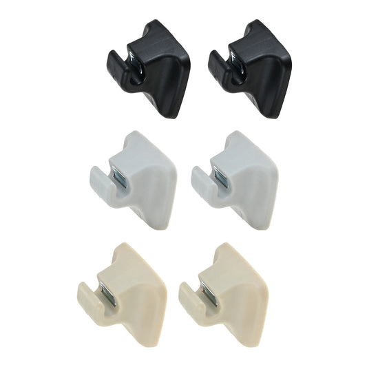 2Pcs Car Sun Visor Clip Hook Holder for Tiguan Passat B6 B7 Jetta Golf 6 MK6 CC Black/Grey/Beige Panel Bracket Buckle Hooks
