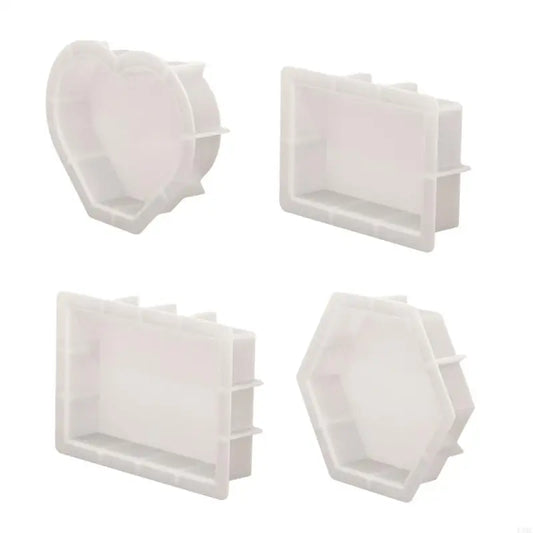 R3MC Decorative Heart Resin Molds for Preserving Flowers and Organizing Books