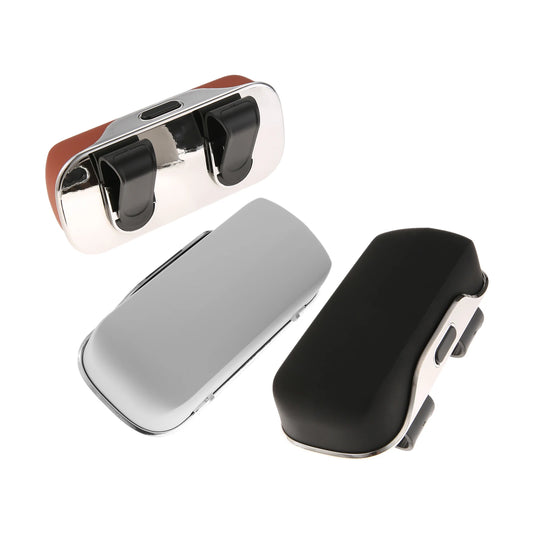1Pc Car Glasses Case Portable Car Sunglasses Holder Universal Multi Functional Ticket Storage Box Sun Visor Car Lenses Holder