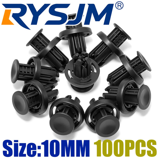 100PCS 10mm Hole OE: 91505-TM8-003 Auto Bumper Retainer Clips Car Plastic Rivet For Honda for Civic for Accord Fit SX-4480