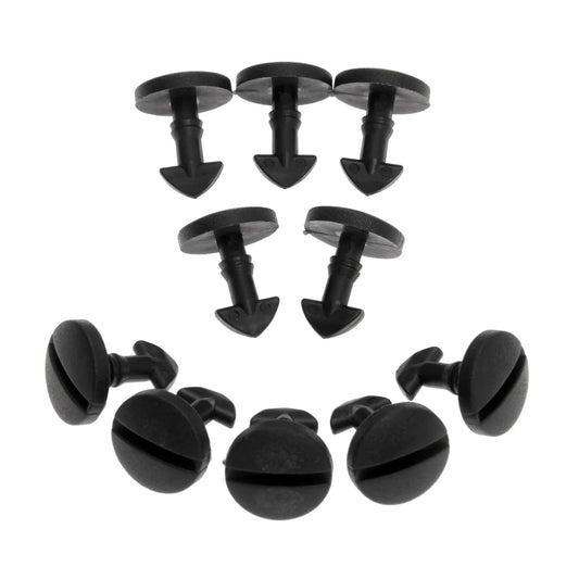 10x DYR500010 Auto Fastener Clips Rear Bumper Tow Cover Trim Panel Clip For Range Rover Sport 05-13 Land Rover Discovery 04-13