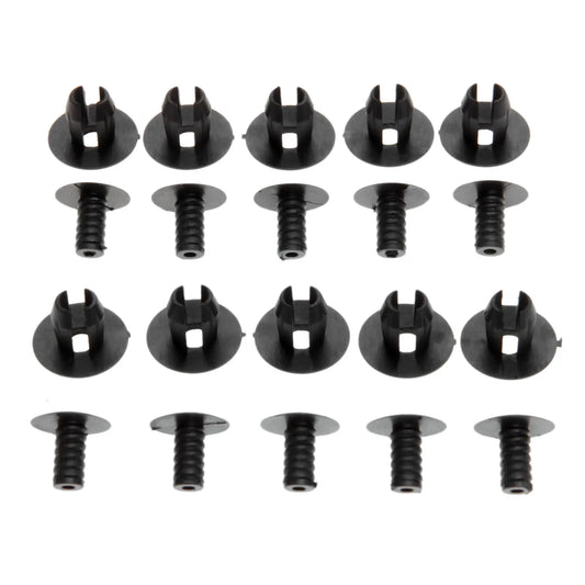 50x Auto Fastener Trim Panel Lining Clips Fit 9mm Hole For T4 T5 Transporter Eurovan Car Plastic Rivets Automobile