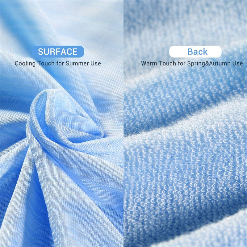 Cooling Blanket Cooling Fiber Absorb Heat Washable Cover Over Blankets Summer