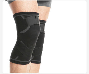 Outdoor sports compression horoscope cross strap knee pads