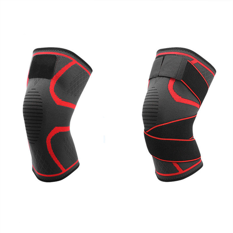 Outdoor sports compression horoscope cross strap knee pads