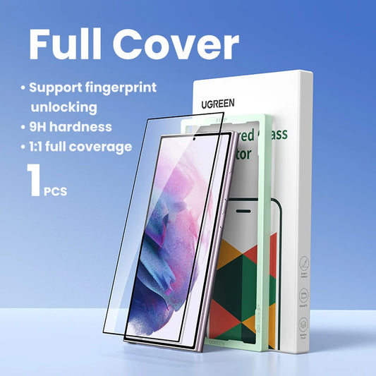 UGREEN for Samsung Galaxy S24 Ultra Glass Screen Protector Film for Samsung S24 S25 Ultra Protective Film HD Protectors