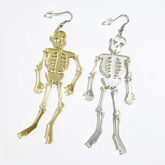 Epoxy Resin Mold Handmade DIY Crafts Jewelry Making Tool Skeleton Earrings Pendant Casting Silicone Mould