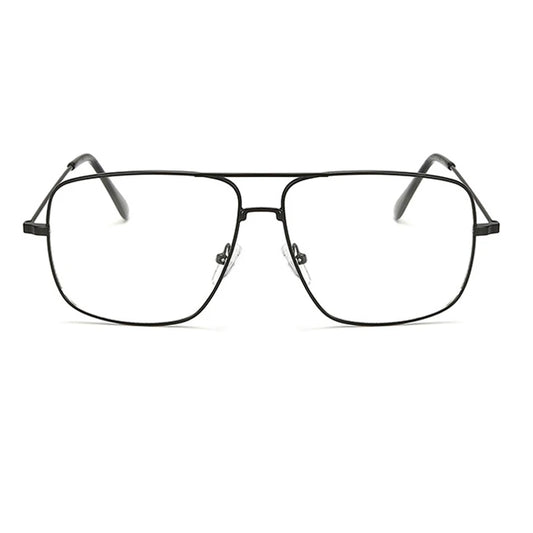 OEC CPO Unisex Oversized Transparent Glasses Frame Women Brand Designer High Quality Metal Eyeglasses Frame O142