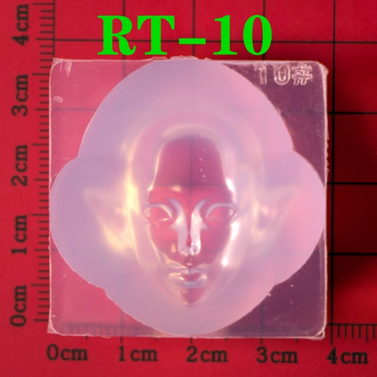 Human Face 3D Doll Epoxy Resin Mold Aromatherapy Plaster Silicone Mould DIY Crafts Ornaments Decoration Casting Tool