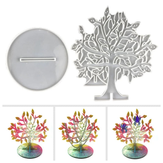 Epoxy Resin Mold Jewelry Display Stand Silicone Casting Mold for Jewelry Storage Rack Earrings Pendant Crafts Home Decor