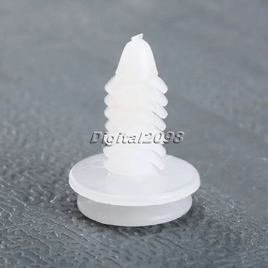 Yetaha 50 Pcs Auto Fastener Automobile Door Trim Panel Clip White Push Retainer Bumper Fender Rivets Clips for Car Plastic Rivet