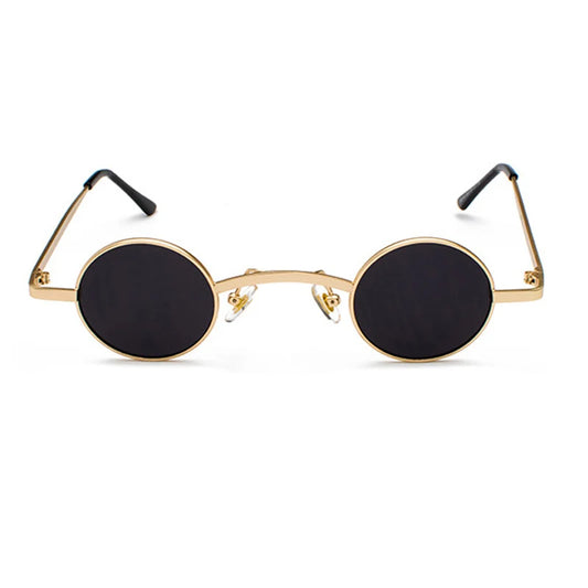 New Ladies Round Sunglasses Women Small Shades Brand Design Metal Men Sun Glasses For Female Shades O89