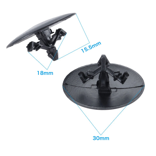 20Pcs Plastic Clips Nylon Hood Insulation Retainer For Honda Civic CR-V FIT Accord Odyssey Acura RL RSX Insulation Cotton Clip