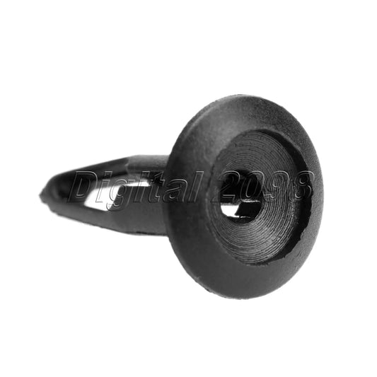 Yetaha 50Pcs 6.3mm Hole Dia Plastic Rivets Car Door Trim Panel Retainer Clip for Ford Bumper Fender Black Fastener Car Styling