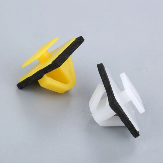 Yetaha 50pcs Car Plastic Fastener Door Guard Plate Wheel Eyebrow Clips For Hyundai Elantra Cerato Sportage Tucson KIA Seahorse