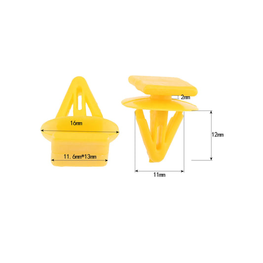 Yetaha 50pcs For Hyundai 11mm Hole Car Door Interior Trim Panel Retaining Clips Rivets Plastic Fixed Fastener