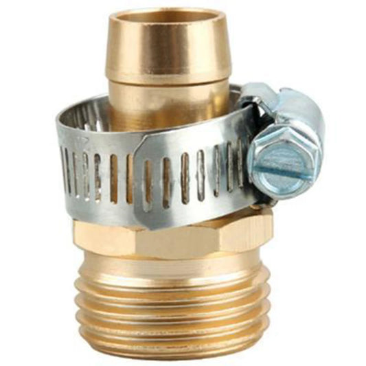 3/4 Inch Garden Hose Repair Mender Kit Hose Connector With Stainless Steel Clamp Connector Set Garden Watering Irrigation System