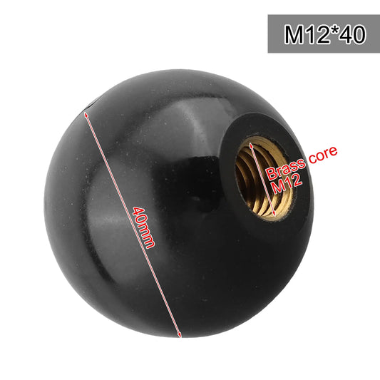 M4-M12 Round Ball Handle Ball Knobs Bakelite Lever Knob Grip Handles Handle Ball Nut Machine Tool Replacement