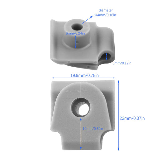 20Pcs Car Front Bumper Clips C27450133 for Mazda CX-3 CX-5 CX-7 CX-9 for Mazda 2 3 5 6 MX-5 Miata Car Panel Clamp Auto Fastener
