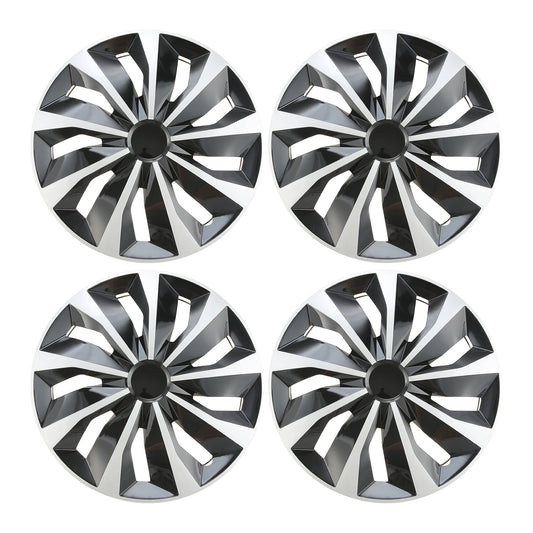 4Pcs Universal Hubcap Wheel Cover PP Material for 15 Inch Iron Steel Wheels Decorative Wheel Hub Caps for Tire Accessories