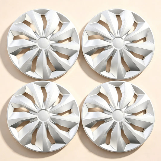 4Pcs PP Plastic Hubcap Wheel Cover Universal for 13 Inch Iron Steel Wheels Decorative Car Hubcap Replacement for Car Suv Truck