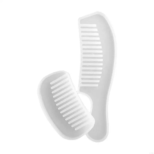 R3MC 2x Resin Comb Mold Transparent Hair Comb Silicone Mold Hair Comb Epoxy Casting