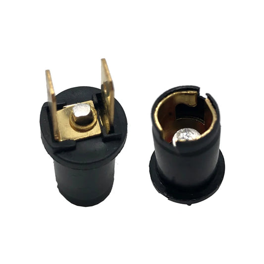 2Pcs Side Light Bulb Holder 170790 for 6V/12V/24V Ba9s 989/233 Lamp Holder for Car Motorcycle Scooter Lighting Components