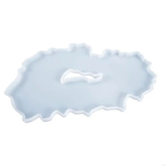 R3MC Irregular Round Tray Silicone Mold Fruit Plate Casting Mold Serving Borad Crystal Epoxy Mold DIY Crystal Mould