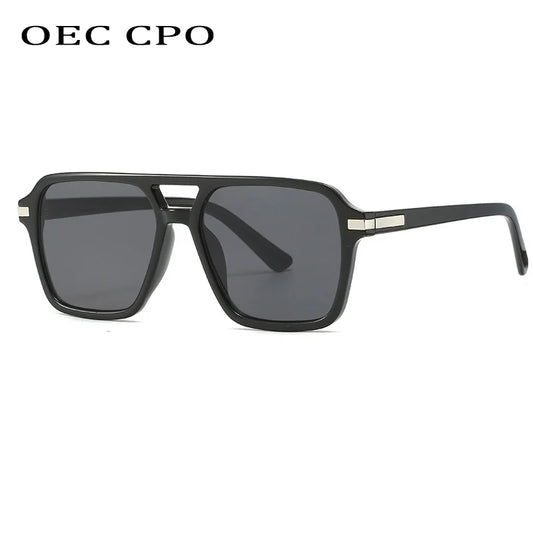 Vintage Square Sunglasses Women Luxury Brand Retro Leopard Brown Sun Glasses Ladies Punk Classic Shades UV400 Eyewear Men Oculos
