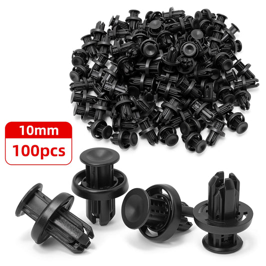 100PCS 10mm Hole OE: 91505-TM8-003 Auto Bumper Retainer Clips Car Plastic Rivet For Honda for Civic for Accord Fit SX-4480