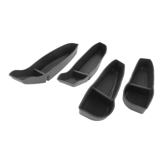 4Pcs TPE Car Door Side Storage Box for Tesla Model Y Juniper 2025 2026 Front Rear Interior Door Pocket Liner Organizer Tray