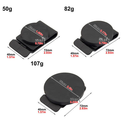 43/55/66mm Magnetic Suction Belt Clip Non-Slip Magnet Tool Portable Magnetic Clip Suction Cup Holder Adjustable Belt Buckle