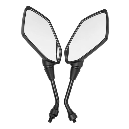 1 Pair 10mm New Motorcycle Mirror Scooter E-Bike Rearview Mirrors Electromobile Black Side Convex Mirror M10 for BMW R1200 F650