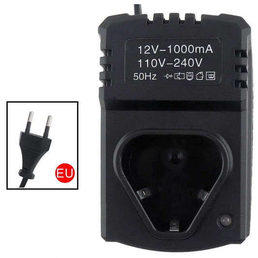 1PC 12V Universal Electric Drill Charger DC US/EU Li-Ion Rechargeable Charger Support 110-240V For Hand Drill Electrical Wrench