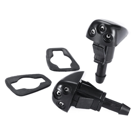 2Pcs Front Windshield Washer Nozzles 98630-YY000 for Hyundai Tiburon Sonata Santa Fe Elantra Accent for Kia Sorento Optima Rio