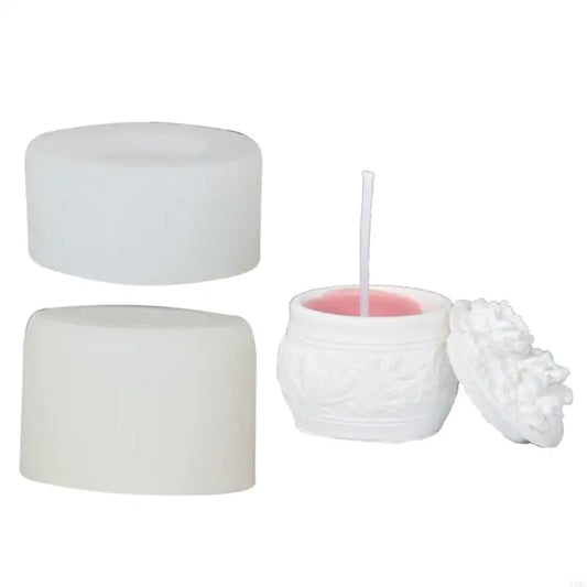 R3MC Resin Flowers Rose Holder Silicone Mold DIY Ornament Jewelry Making Tool