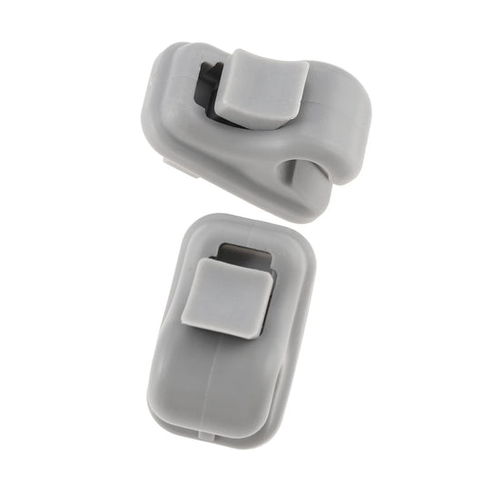 2Pcs 84851-77K00-6GS Car Visor Clip Vanity Mirror Buckles Plastic Fastener 84851-65D00 for Suzuki SX4 Swift Alto Vitara Sidekick