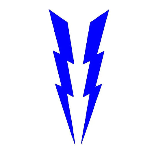 1 Pair Motorcycle Stickers Lightning Car Body Reflective Waterproof Decal DIY Moto Helmet Head Windshield Side Body Decoration