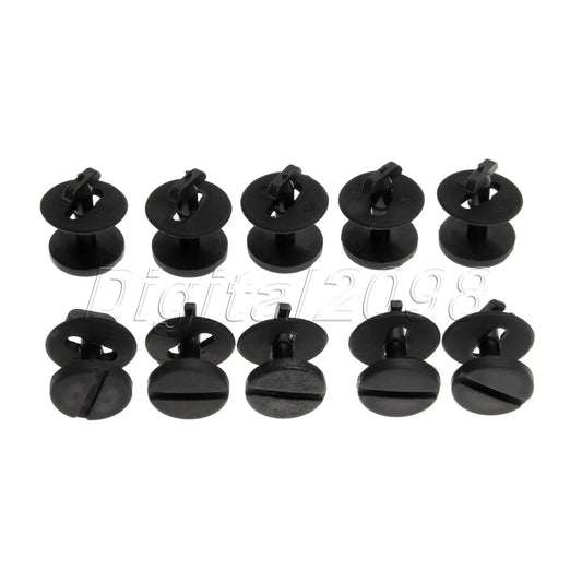 10x Floor Carpet Mat Clips Twist Lock With Washers For BMW E36 E46 3 Series E38 E39 5 &7 Series Automobile Replace Fastener Clip