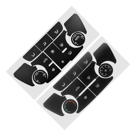 Car AC Button Repair Decal Stickers for Opel/Vauxhall Mokka for Buick Encore Verano 2012~2017 AC Climate Control Switch AC Panel