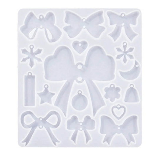 Chinese Earrings Silicone Mold Epoxy Resin Molds DIY Craft Bowknot Butterfly Ornament Pendant Keychain Jewelry Making R3MC