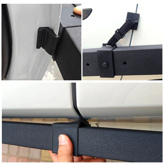Universal Car Door Side Protector Anti-Collision Strip Door Clip Fixed Design Folding Car Sticker Anti-Scratch Protection Strip